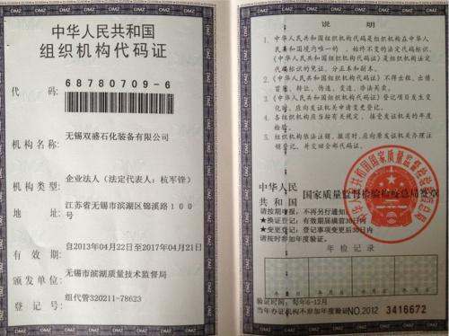 组织机构代码